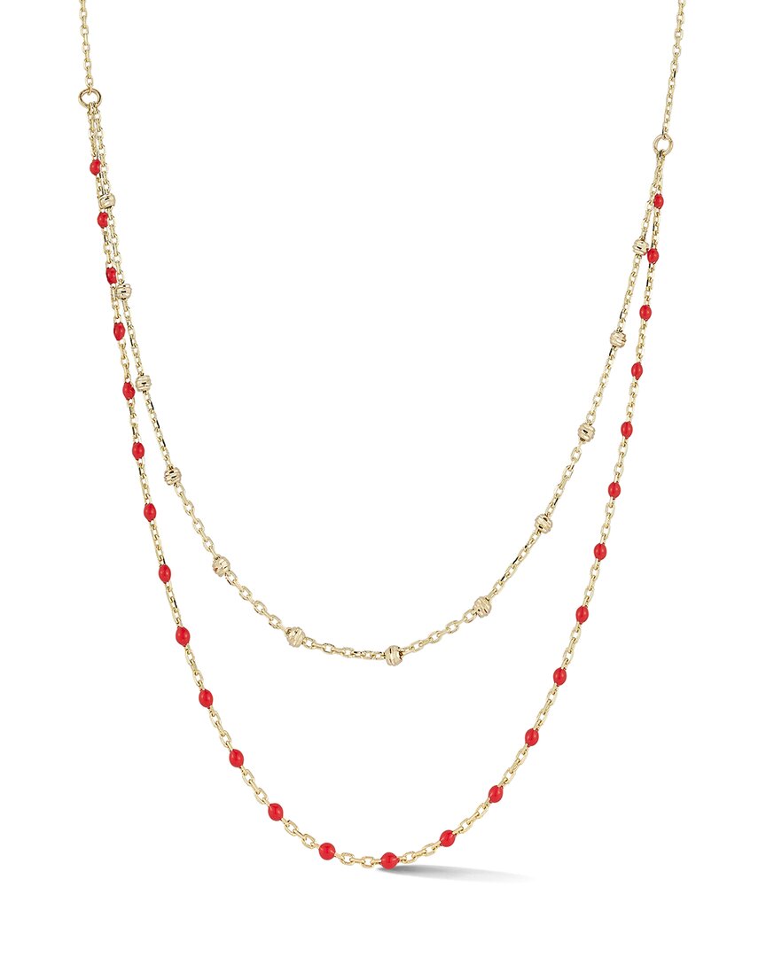 Ember Fine Jewelry 14k Double Layered Chain Necklace