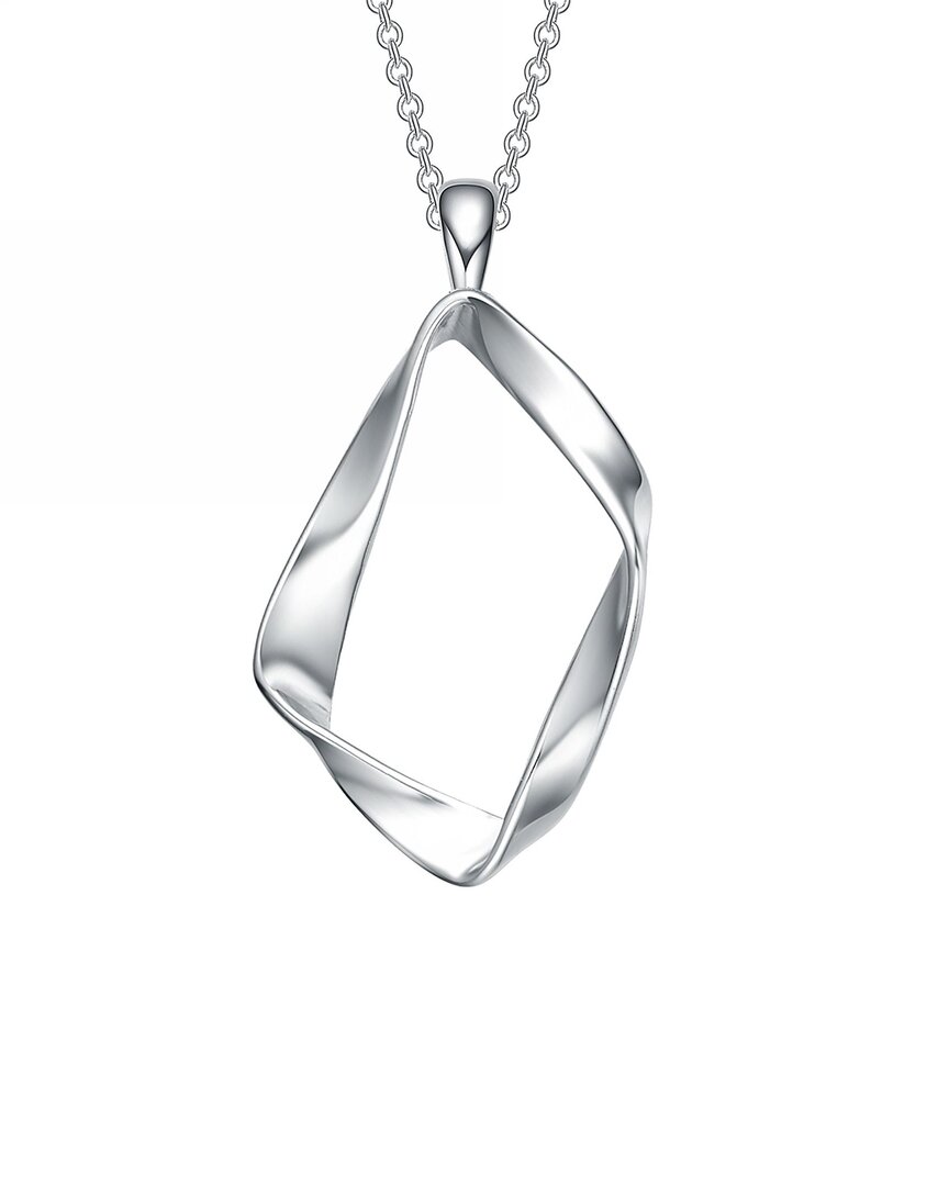 Genevive Silver Pendant Necklace