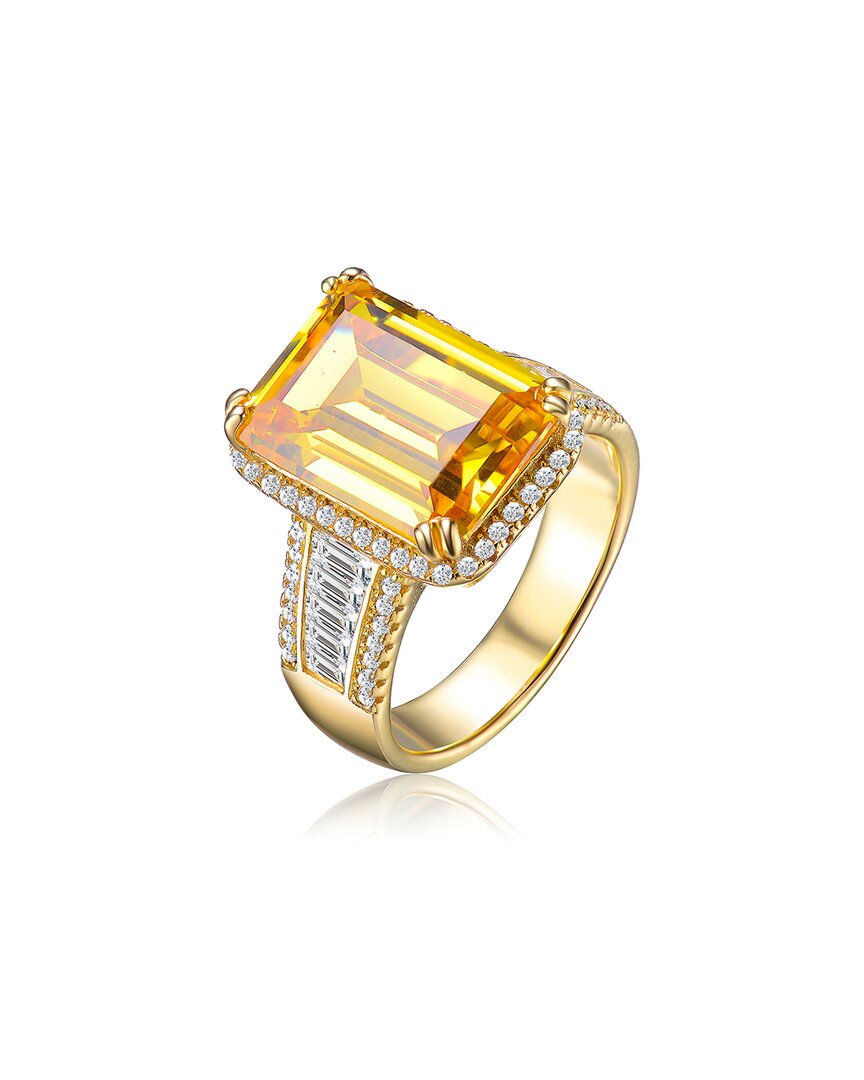 Genevive 14k Over Silver Ring