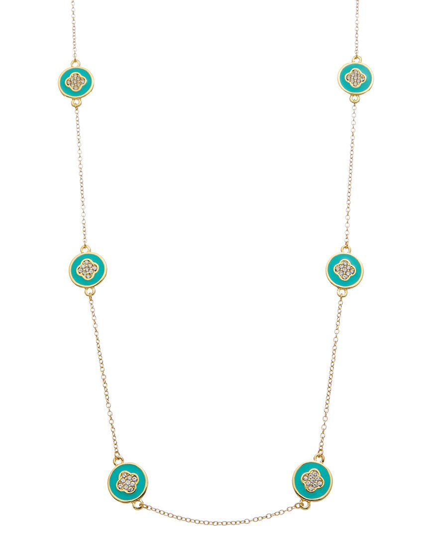 Juvell 18k Plated Cz Necklace