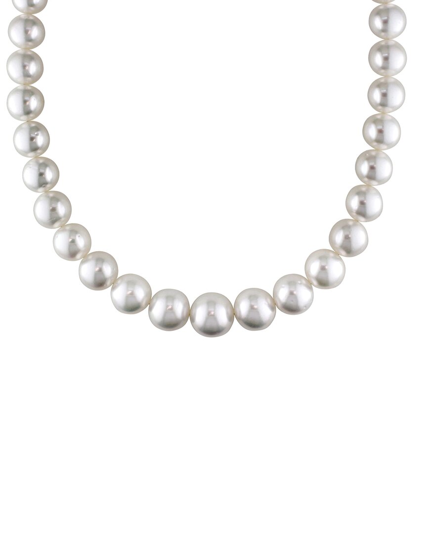 Pearls 14k 10-12mm Pearl Graduated Strand Necklace