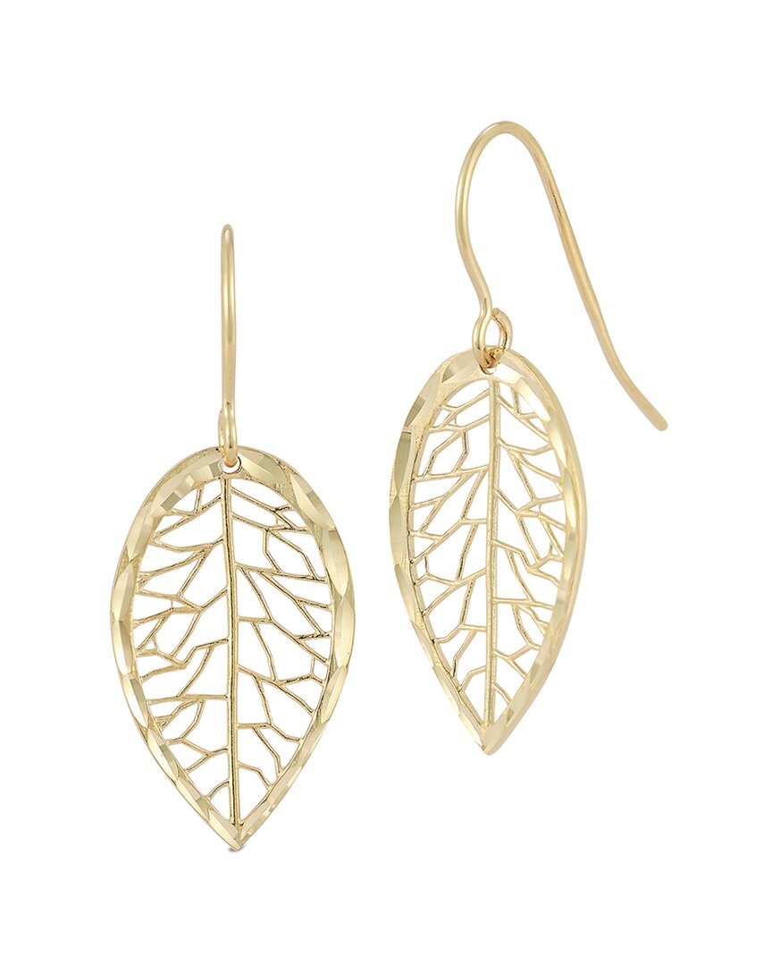 Ember Fine Jewelry 14k Leaf Drop Earrings