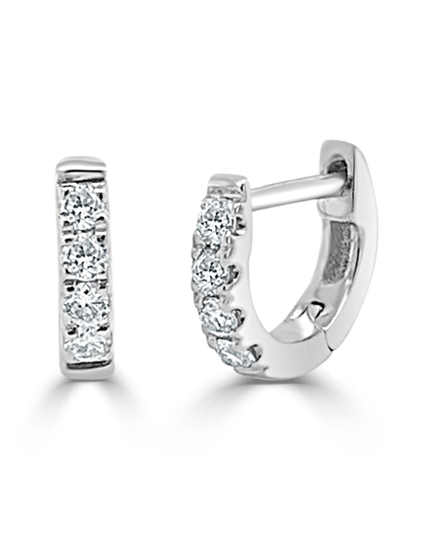 Sabrina Designs 14k 0.12 Ct. Tw. Diamond Huggie Earrings