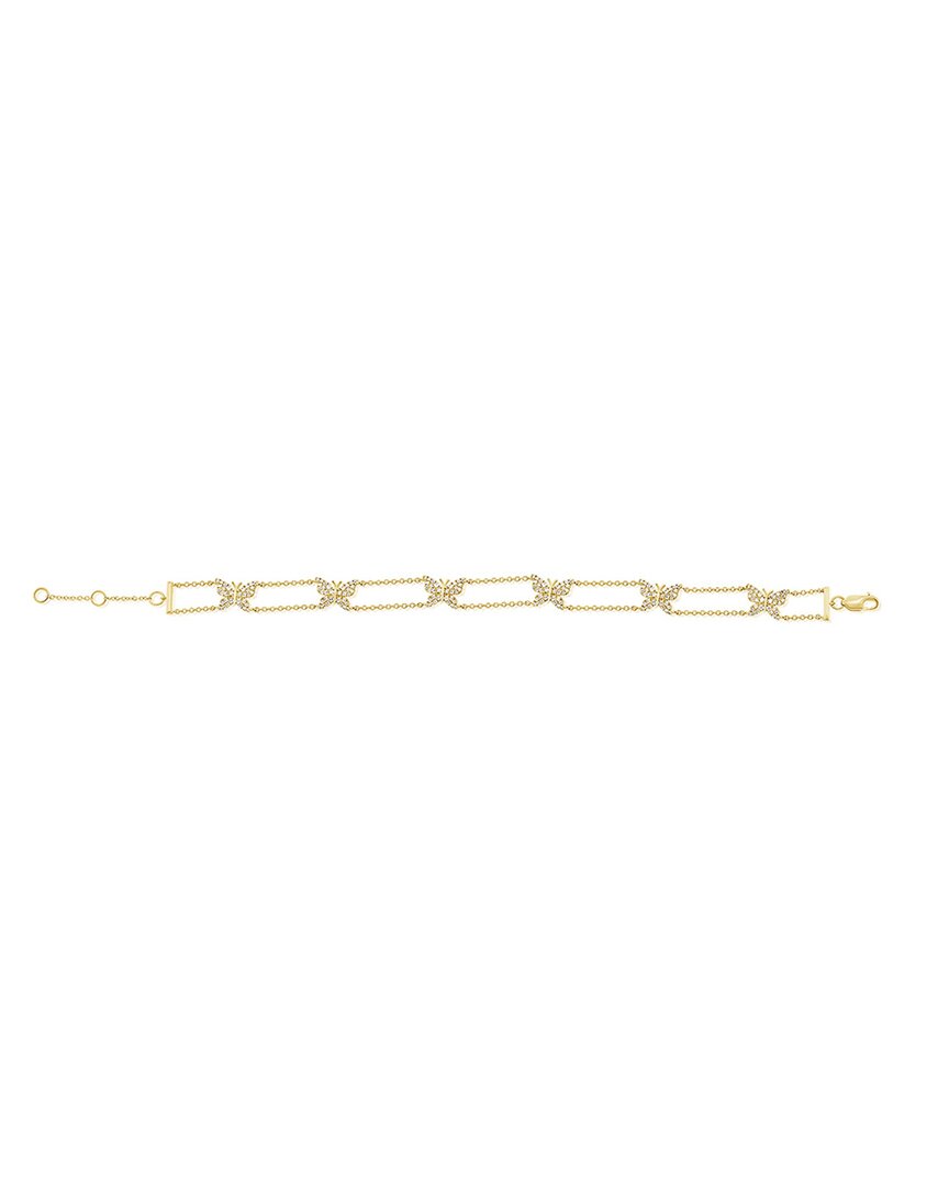 Sabrina Designs 14k 0.48 Ct. Tw. Diamond Link Bracelet