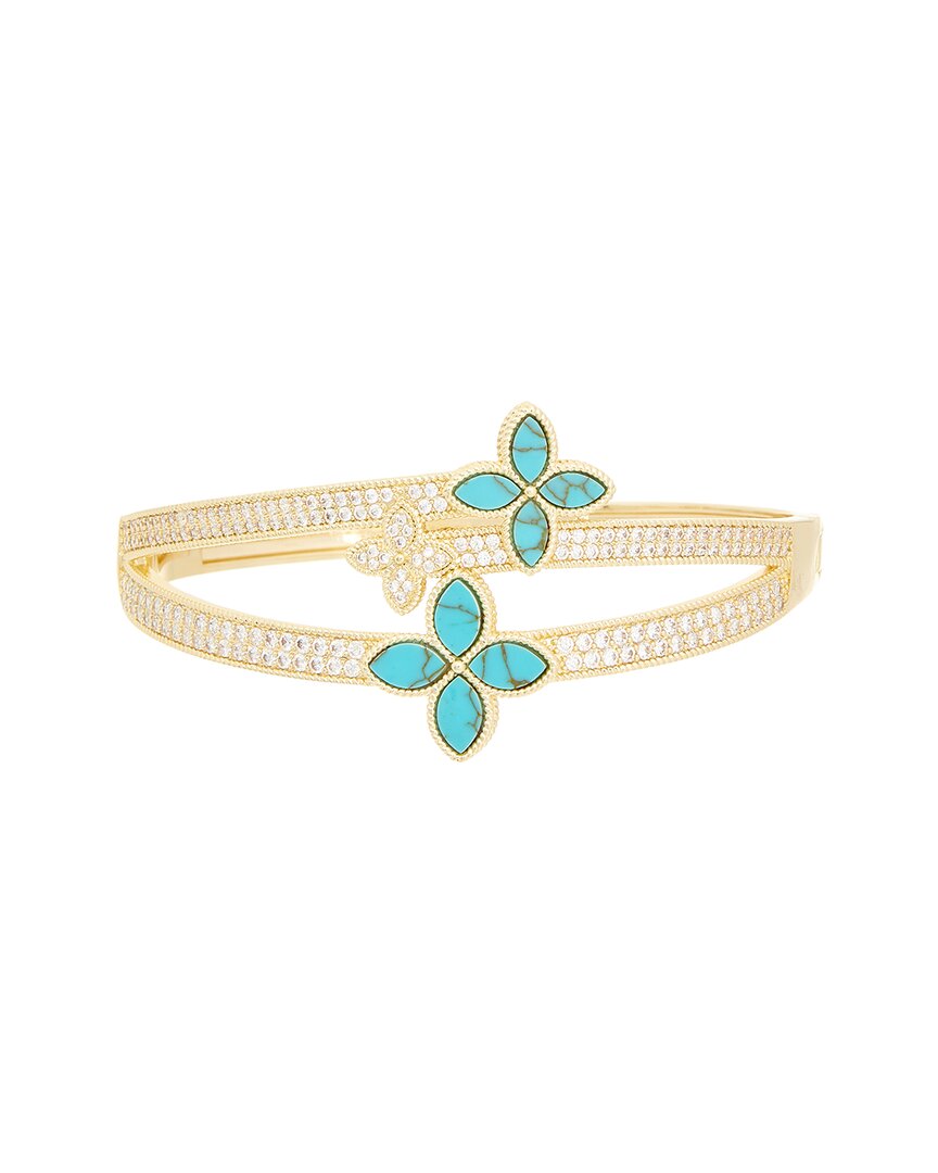 Juvell Cz 18k Plated Bangle Bracelet