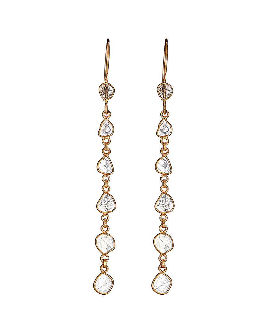 Forever Creations Usa Inc. Forever Creations 18k Yellow Gold 0.40 Ct. Tw. Diamond Drop Earrings