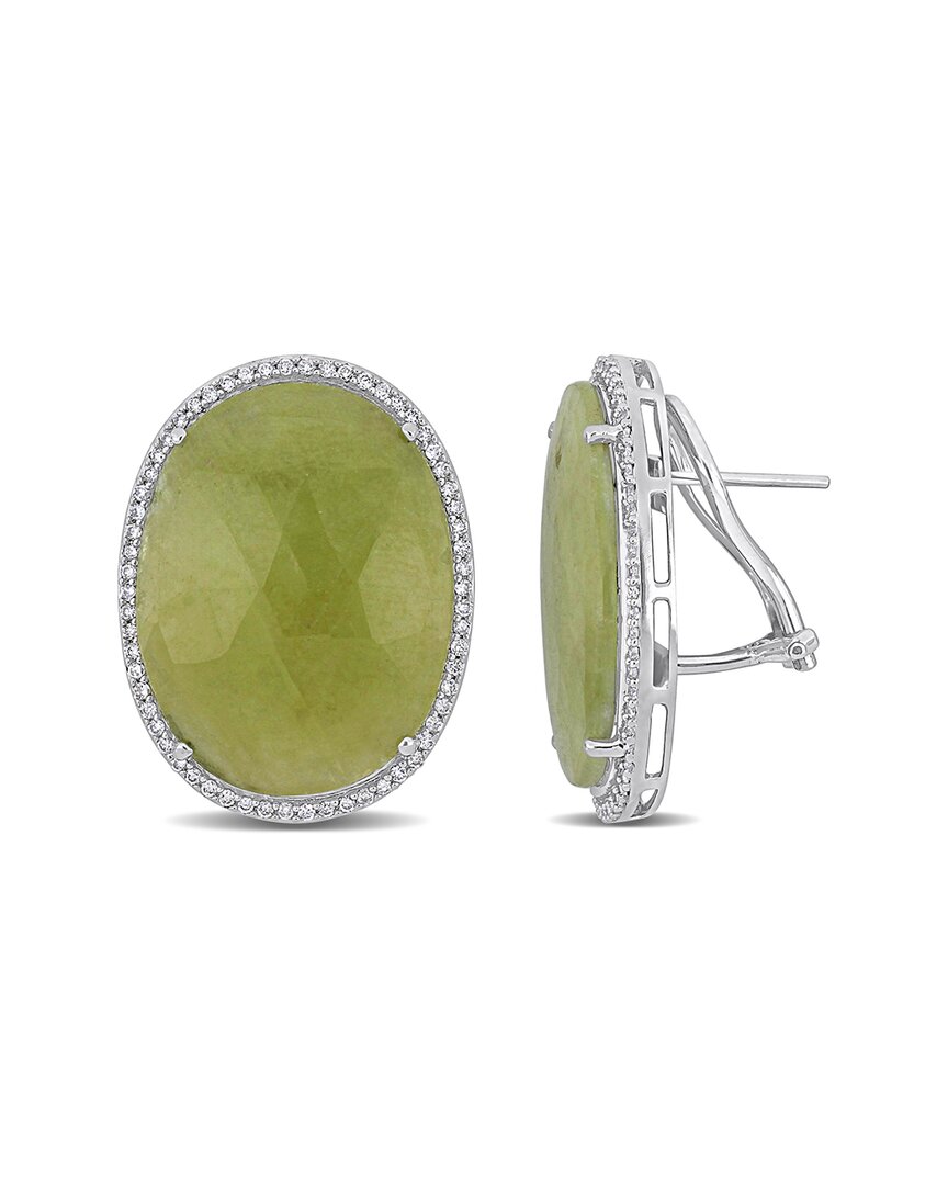 Diamond Select Cuts 14k 29.20 Ct. Tw. Sapphire Earrings