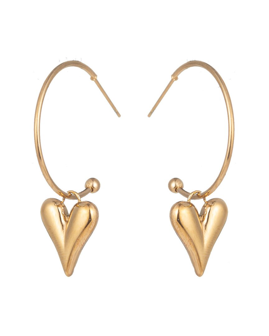 Eye Candy La Luxe Collection Jasmine Heart Earrings