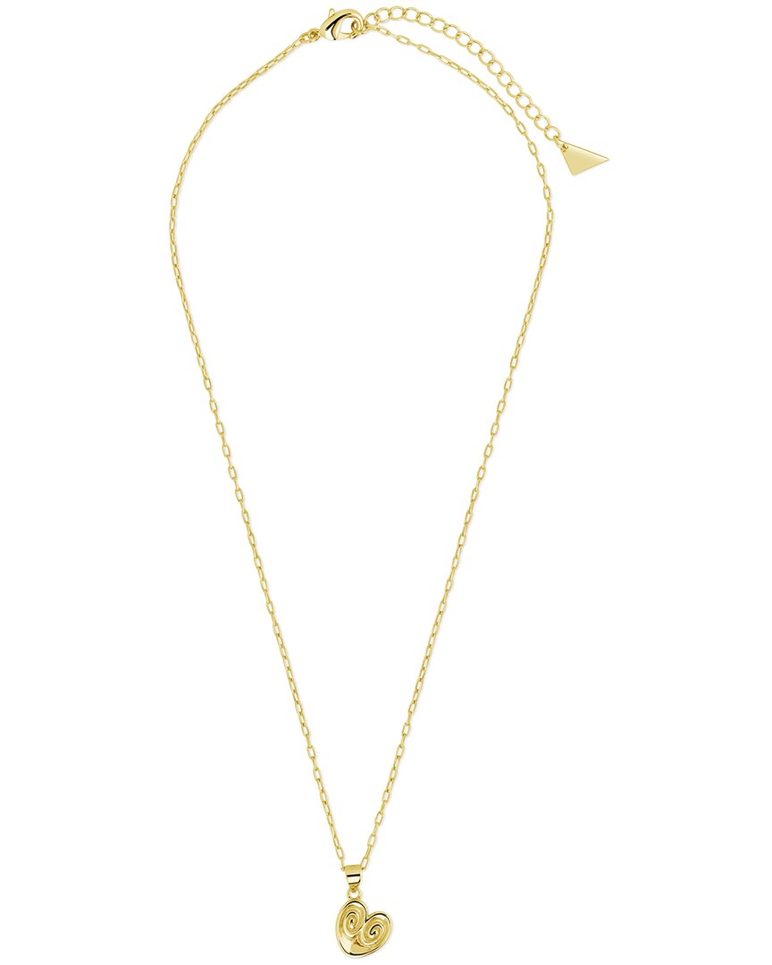 Sterling Forever 14k Plated Palmier Pendant Necklace