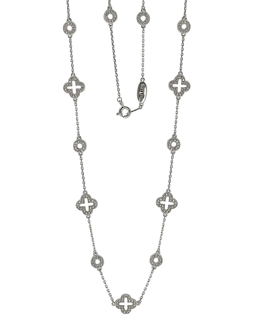 Suzy Levian Cz Jewelry Suzy Levian Silver Cz 36in Necklace