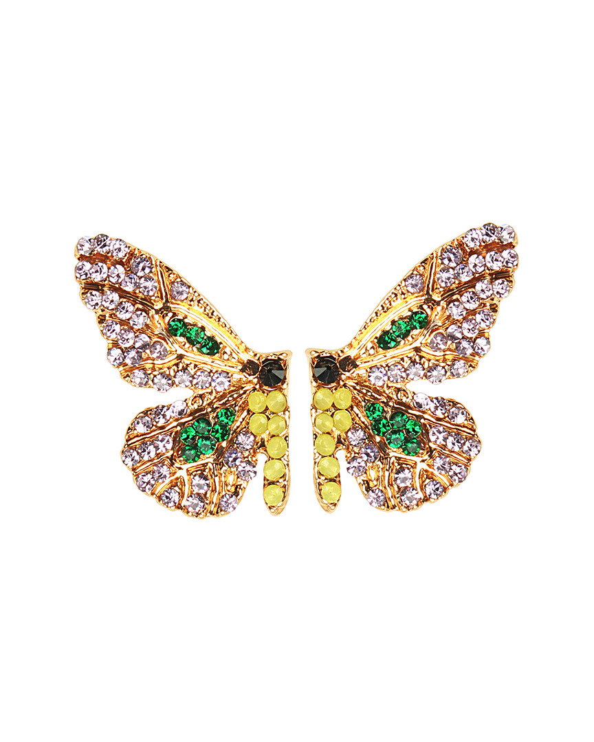 Eye Candy La Crystal Multicolored Butterfly