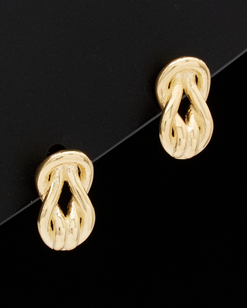Italian Gold Love Knot Studs