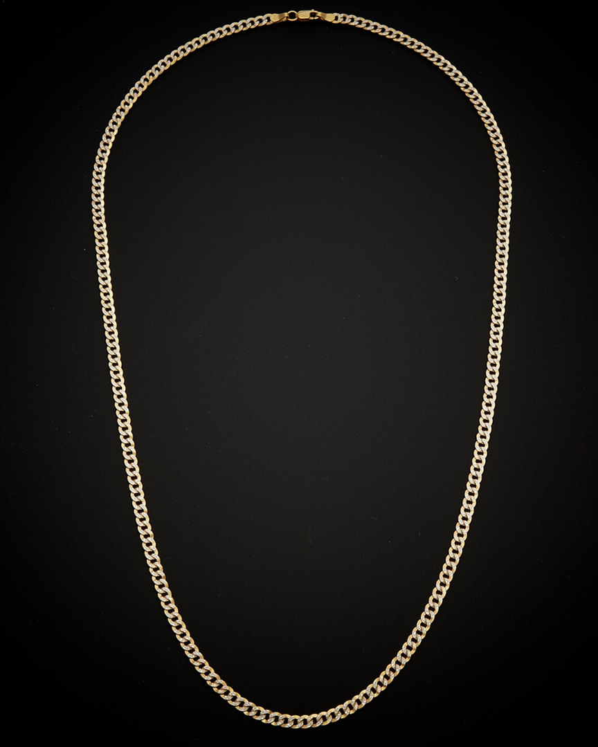 ITALIAN GOLD 14K ITALIAN GOLD TWO-TONE NECKLACE