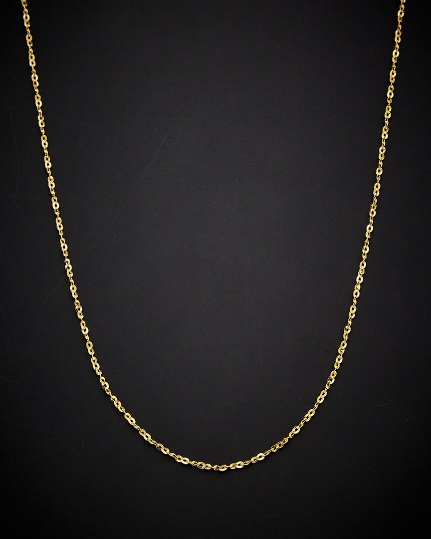 Italian Gold Twisted Cable Necklace