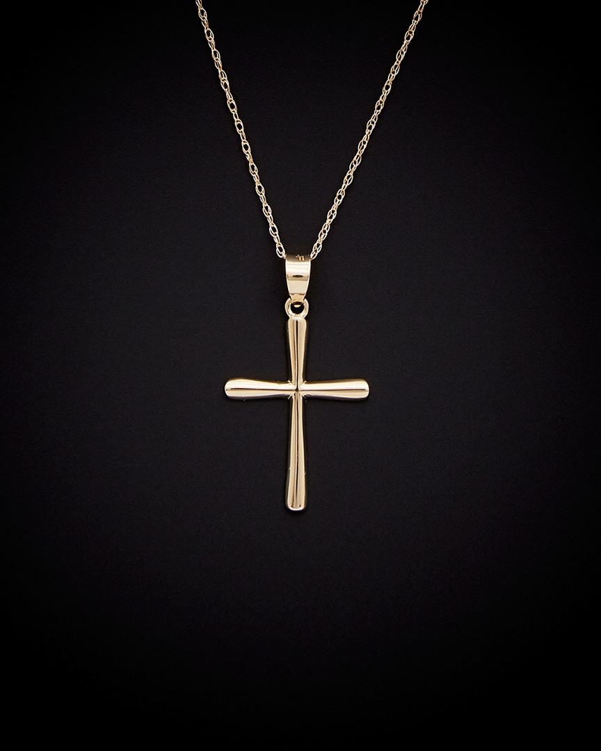 Italian Gold Cross Necklace