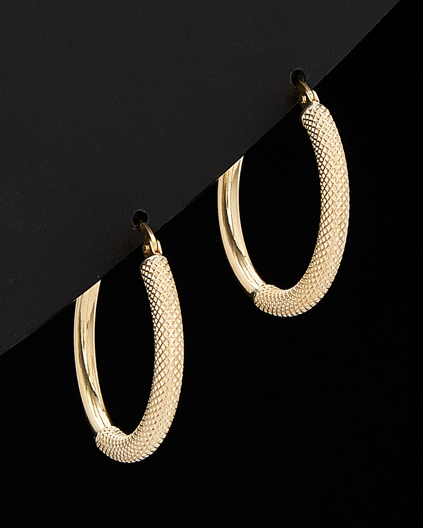 Italian Gold Hoop Earrings