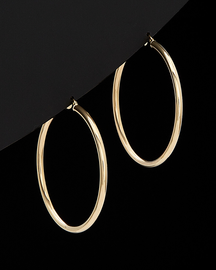 Italian Gold 18k  Hoops
