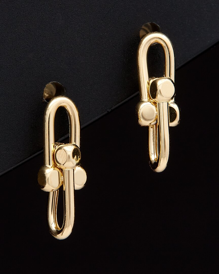 Italian Gold Link Earrings