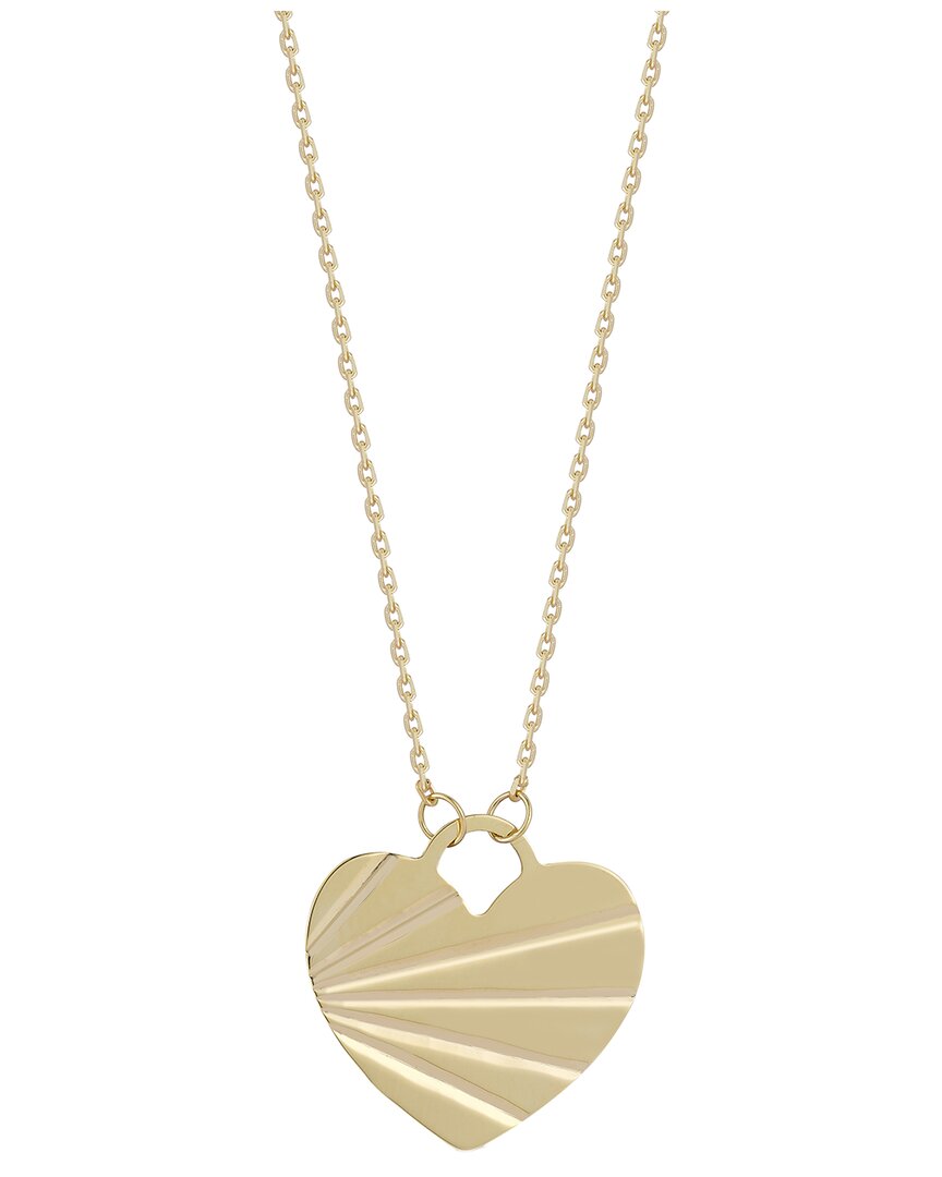 Italian Gold 14k Heart Necklace