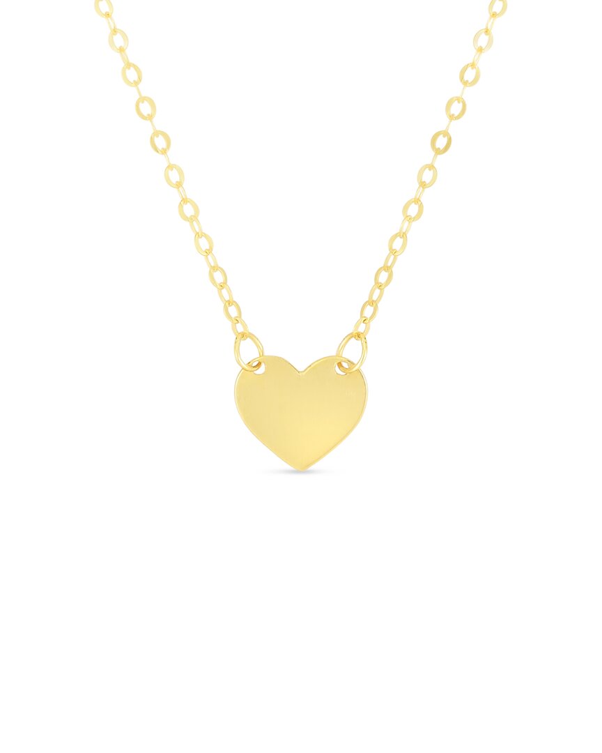Italian Gold Heart Necklace