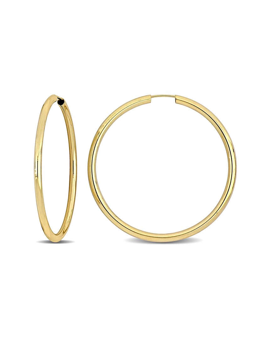 Italian Gold 14k Hoops