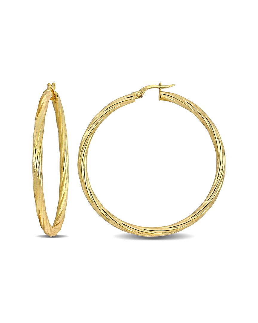 Italian Gold 14k Hoops
