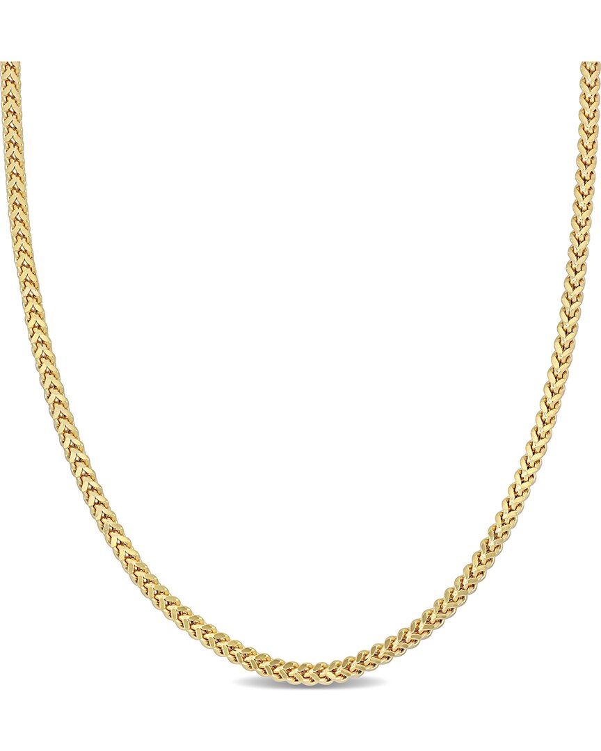 Italian Gold 10k Franco Link Chain Necklace