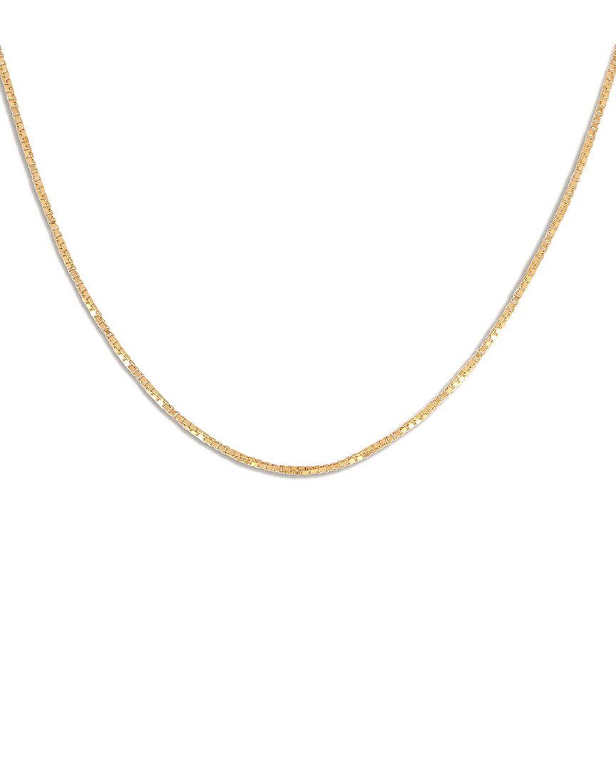Pajure Fine Jewelry 14k Petite Box Chain Necklace