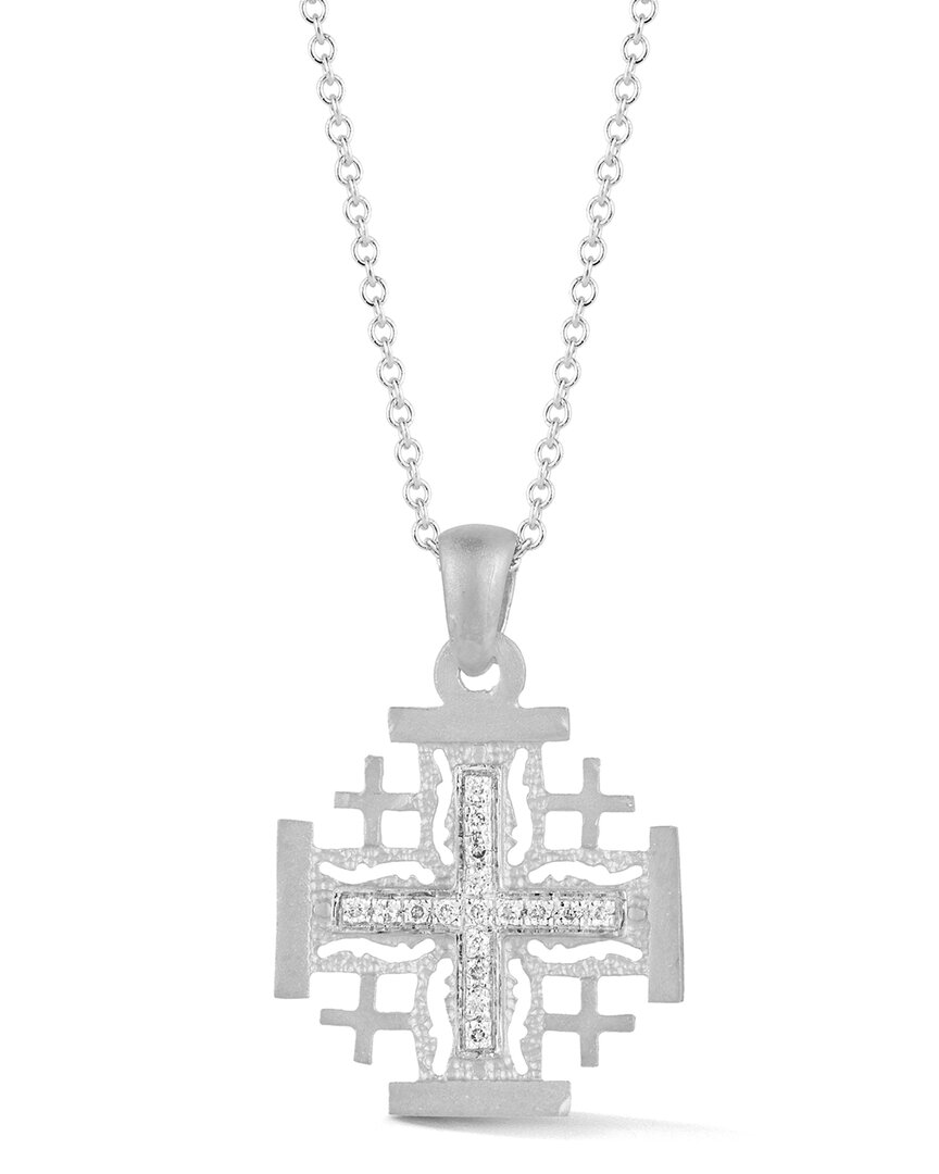 I. Reiss 14k 0.09 Ct. Tw. Diamond Necklace In Metallic