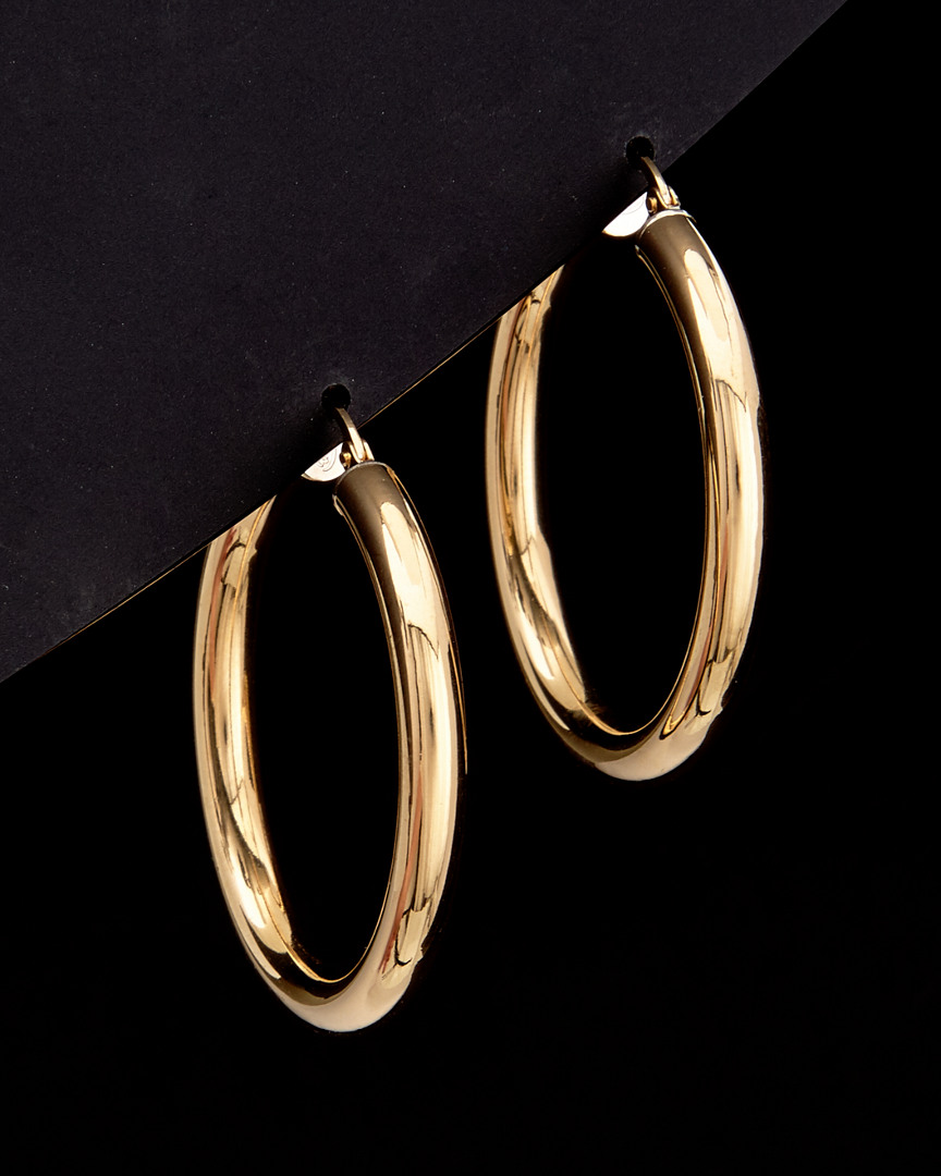 Italian Gold 14k  Hoops