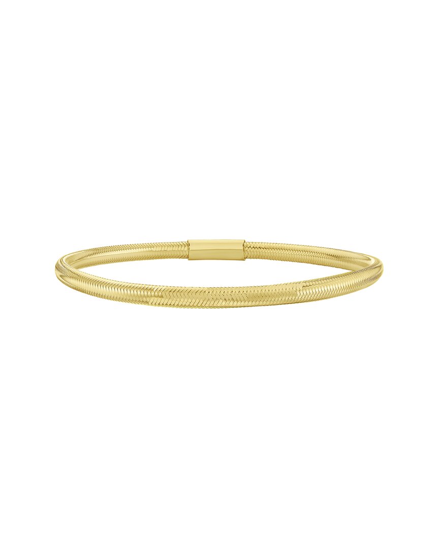 Italian Gold 14k Stretchable Bangle