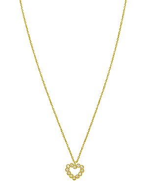 Italian Gold 14K 0.06 ct. tw. Diamond Necklace