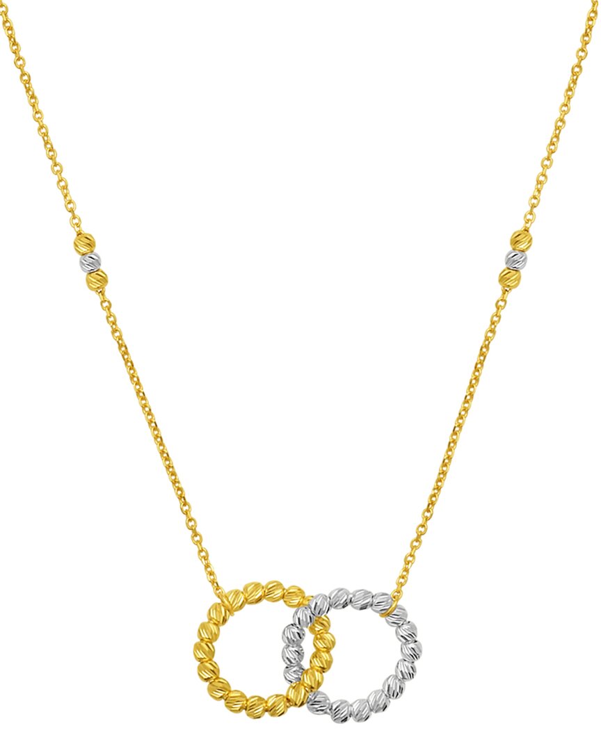 Italian Gold 14k Interlocking Necklace