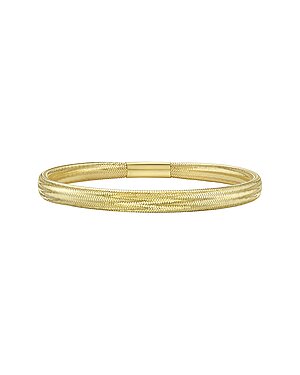 Italian Gold 14K Stretchable Bangle