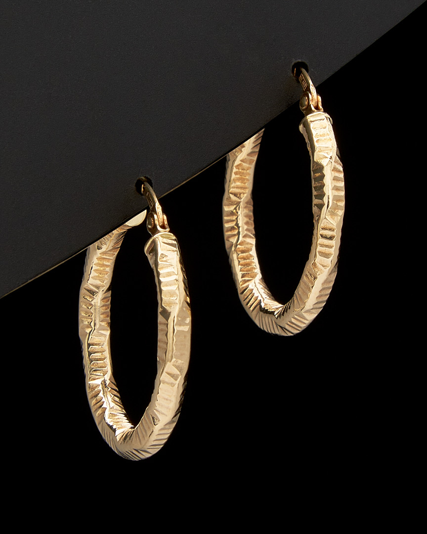 ITALIAN GOLD 14K ITALIAN GOLD HOOPS