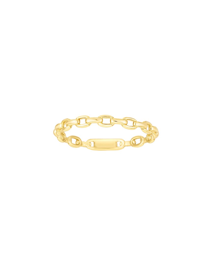 Italian Gold Chain Ring