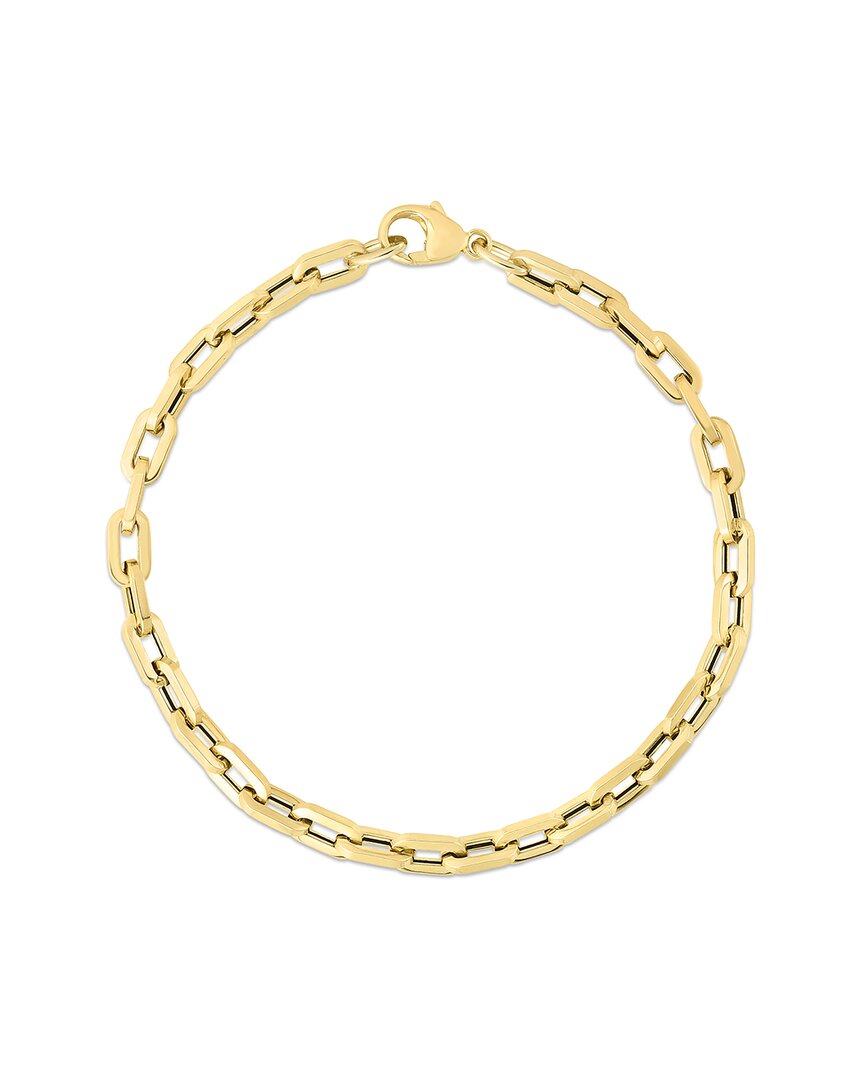 Italian Gold Classic Chain Bracelet