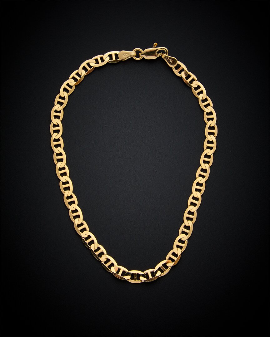 Italian Gold Mariner Link Bracelet