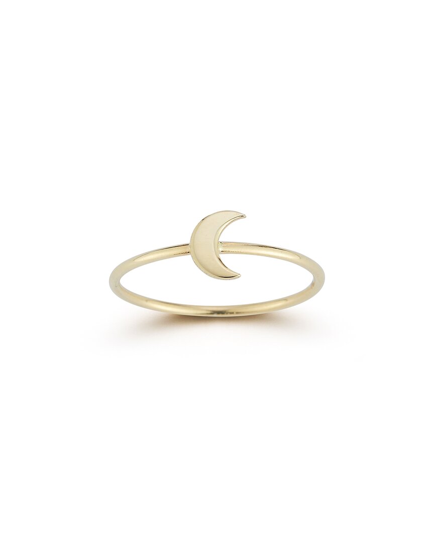 Ember Fine Jewelry 14k Yellow Gold Crescent Moon Ring