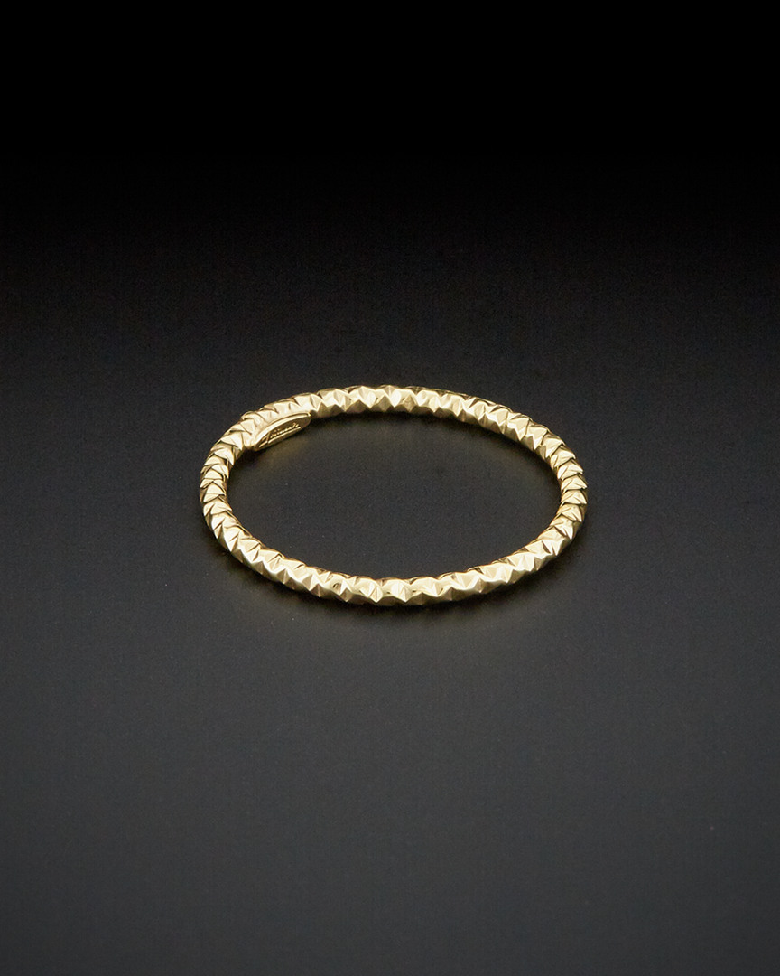 Italian Gold Diamond-cut Band Ring