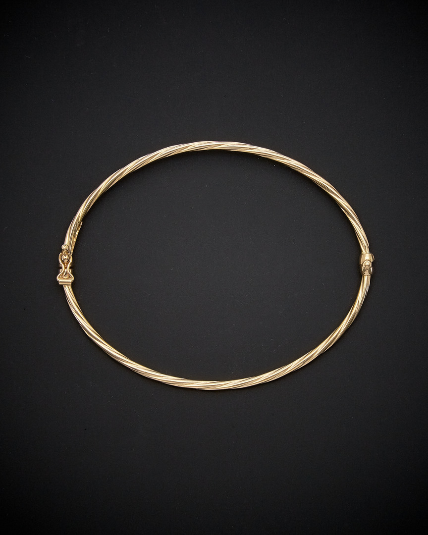 Italian Gold Twist Bangle