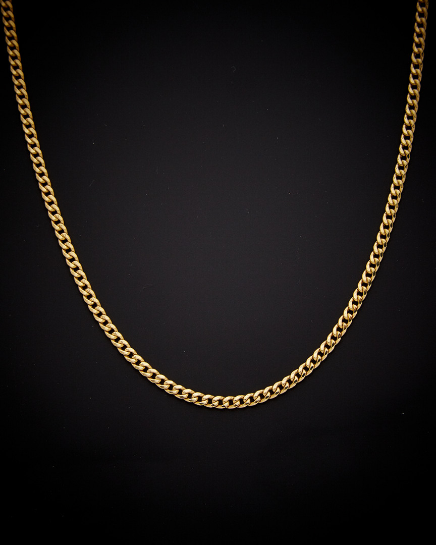 Italian Gold Cuban Link Necklace