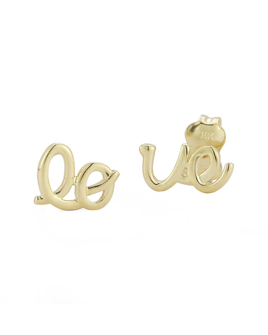 Ember Fine Jewelry 14k Love Studs
