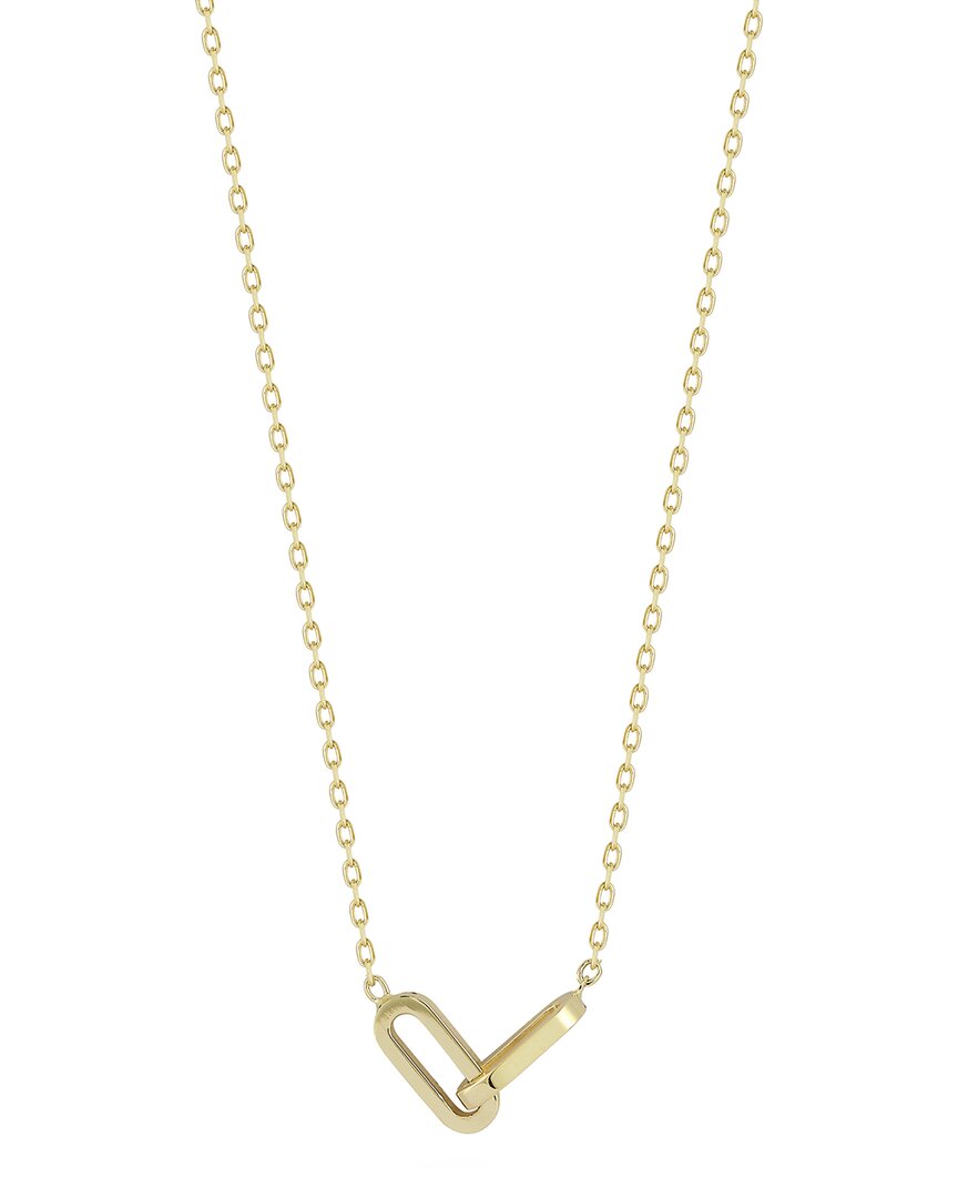 Italian Gold Double Link Necklace
