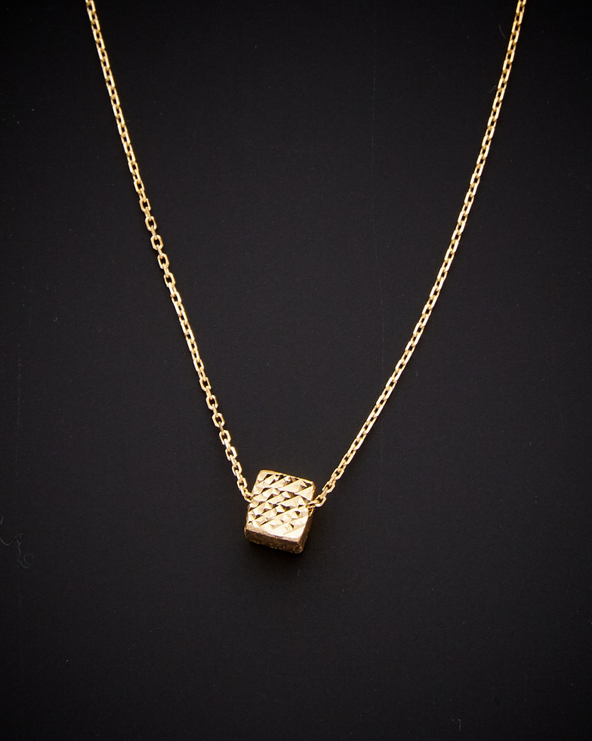 Italian Gold Pendant Necklace