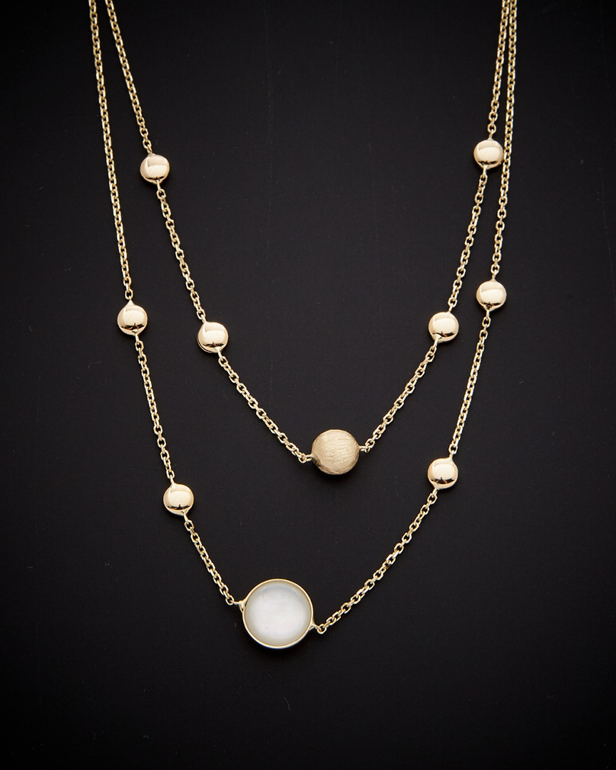 Italian Gold Mother-of-pearl Necklace