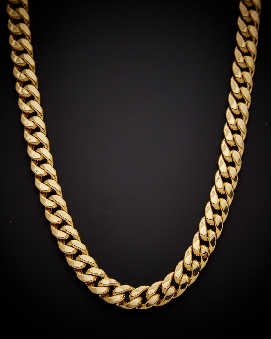 Italian Gold Cuban Link 30in Necklace
