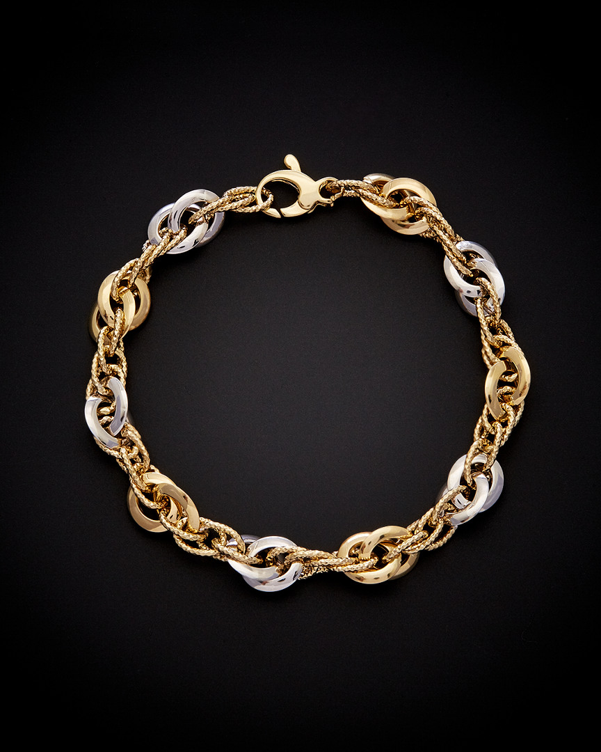Italian Gold Two-tone Bracelet