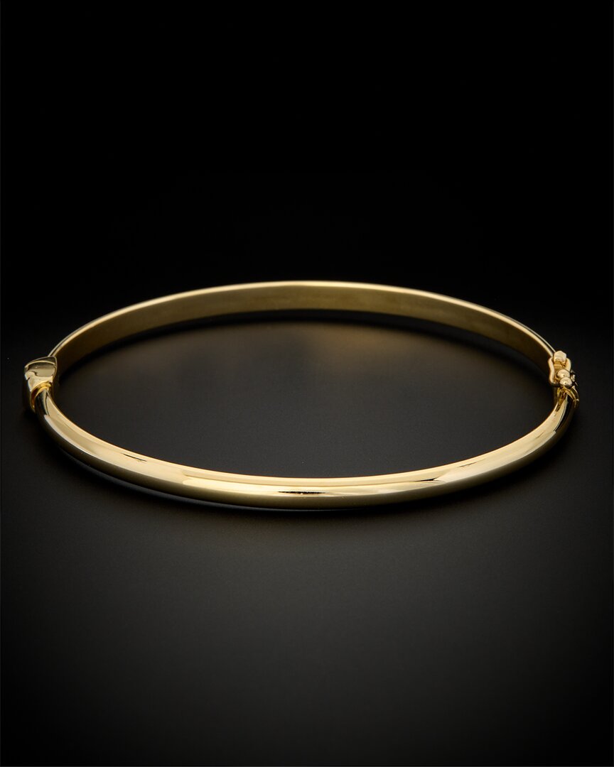 Italian Gold Polished Bangle Bracelet