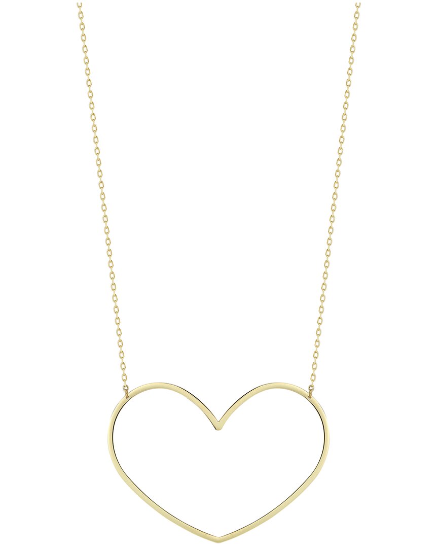 Ember Fine Jewelry 14k Medium Open Heart Necklace